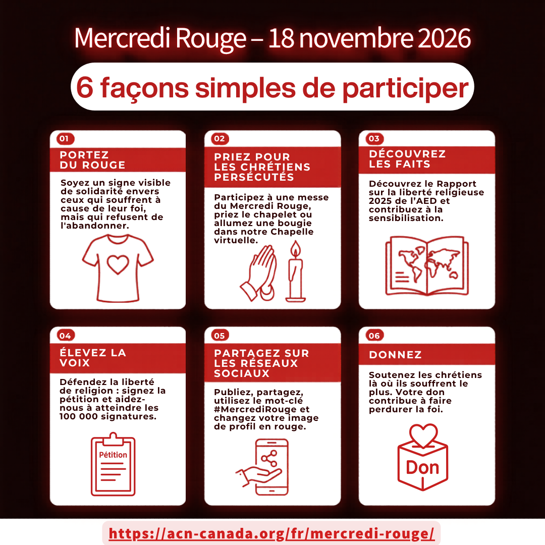 6 façons simples de participer au Mercredi Rouge