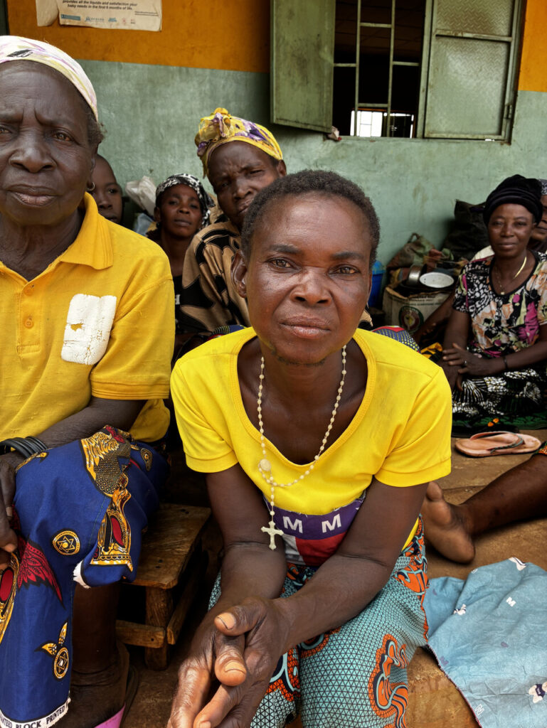 Two women among displaced people in Makurdi